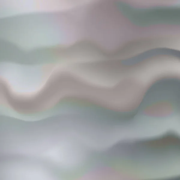 以波浪形式呈现的绿色 粉色色调元素的抽象背景 — 图库矢量图片