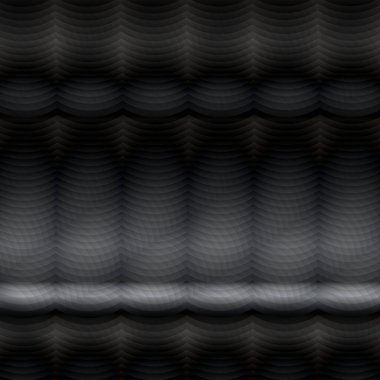 An abstract pattern of geometric shapes made of curved lines arranged diagonally.3d.