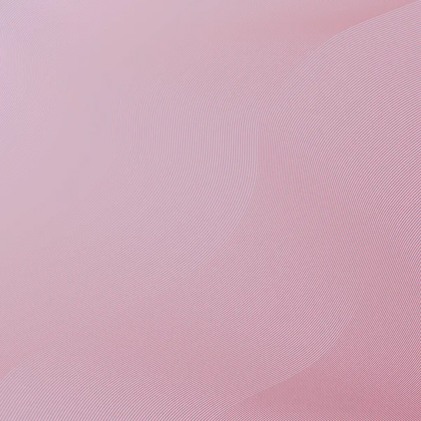 Uno Sfondo Delicato Gradiente Rosa Molte Linee Curve Liscie — Vettoriale Stock