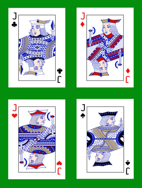 The Jacks set in the classic style.