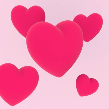 Velvet Realistik 3D Hearts. Romantik Sevgililer Günü Kalbi. 3 boyutlu canlandırma. Düğün, Yıldönümü, Doğum Günü, Sevgililer Günü, Parti Davetiyeleri, Albüm Albümü.