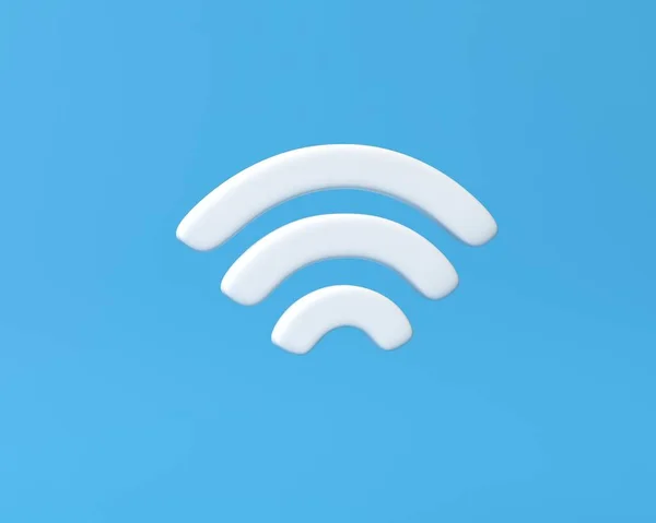 Icona Simbolo Web Internet Zona Hotspot Concetto Tecnologia Connessione Wireless — Foto Stock