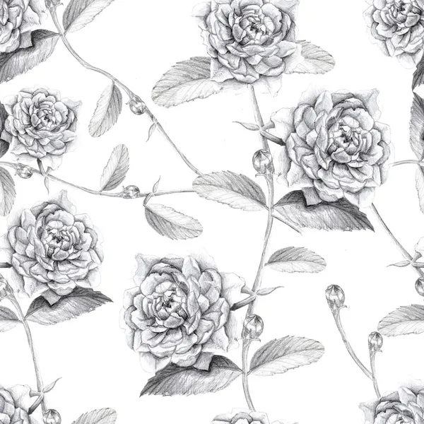 seamless pattern of flowers graphics