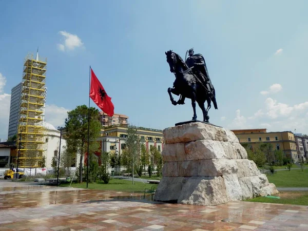Tirana Albanië Stadscentrum Zomer — Stockfoto