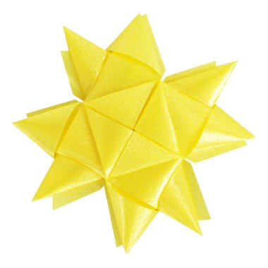 Yapay kurdele çiçeği. beyaz arkaplanda izole