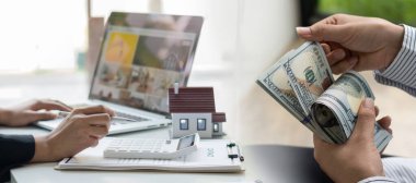 Kontratı müşterisi olan emlakçı imzalıyor. Ya da ev kredisi ve ev sigortası olan bir ev alıp yeni ev alıcılarıyla ofiste anlaşırız..