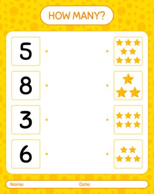 Yılbaşı süsüyle kaç tane sayma oyunu. Anaokulu öğrencilerinin çalışma listesi, çocukların faaliyet listesi.