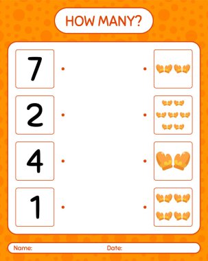 Eldivenle kaç tane sayma oyunu var? Anaokulu öğrencilerinin çalışma listesi, çocukların faaliyet listesi.