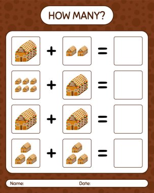 Zencefilli kurabiyeyle kaç tane sayma oyunu. Anaokulu öğrencilerinin çalışma listesi, çocukların faaliyet listesi.
