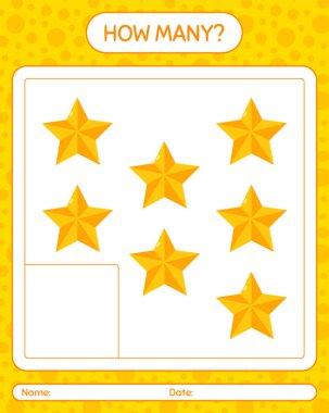 Yılbaşı süsüyle kaç tane sayma oyunu. Anaokulu öğrencilerinin çalışma listesi, çocukların faaliyet listesi.