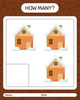 House 'la kaç tane sayma oyunu var? Anaokulu öğrencilerinin çalışma listesi, çocukların faaliyet listesi.