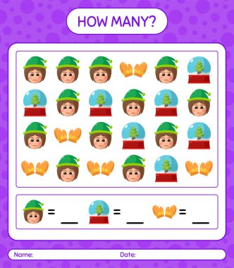 Namaobek 'le kaç tane sayma oyunu var? - Evet. Anaokulu öğrencilerinin çalışma listesi, çocukların faaliyet listesi.