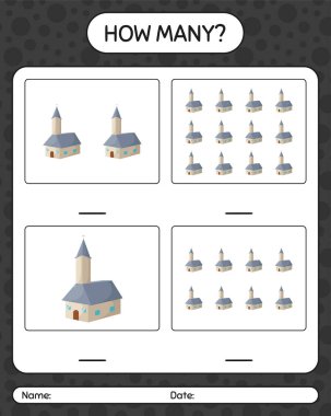 Kilisede kaç tane sayma oyunu var? Anaokulu öğrencilerinin çalışma listesi, çocukların faaliyet listesi.