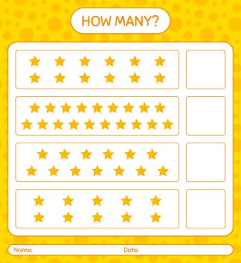 Yılbaşı süsüyle kaç tane sayma oyunu. Anaokulu öğrencilerinin çalışma listesi, çocukların faaliyet listesi.