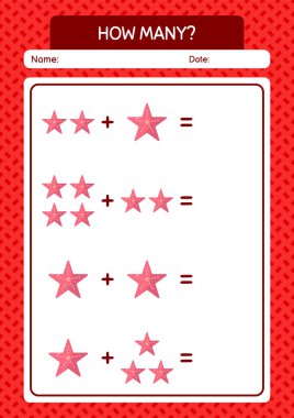 Seastar 'da kaç tane sayma oyunu var? Anaokulu öğrencilerinin çalışma listesi, çocukların faaliyet listesi.