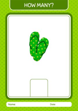 Parmak arası terlikle kaç tane sayma oyunu. Anaokulu öğrencilerinin çalışma listesi, çocukların faaliyet listesi.