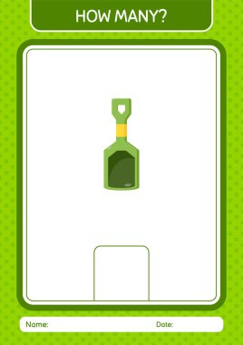 Kum küreğiyle kaç tane sayma oyunu. Anaokulu öğrencilerinin çalışma listesi, çocukların faaliyet listesi.