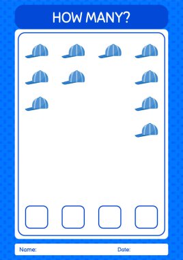 Şapkalı kaç tane sayma oyunu var? Anaokulu öğrencilerinin çalışma listesi, çocukların faaliyet listesi.