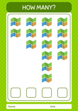 Haritayla kaç tane sayma oyunu var? Anaokulu öğrencilerinin çalışma listesi, çocukların faaliyet listesi.