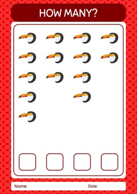 Tukanla kaç tane sayma oyunu var? Anaokulu öğrencilerinin çalışma listesi, çocukların faaliyet listesi.