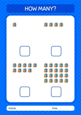 Sırt çantalı kaç tane sayma oyunu var? Anaokulu öğrencilerinin çalışma listesi, çocukların faaliyet listesi.