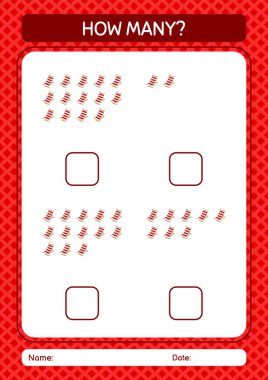 Plaj bankında kaç tane sayma oyunu var? Anaokulu öğrencilerinin çalışma listesi, çocukların faaliyet listesi.