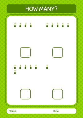 Kum küreğiyle kaç tane sayma oyunu. Anaokulu öğrencilerinin çalışma listesi, çocukların faaliyet listesi.