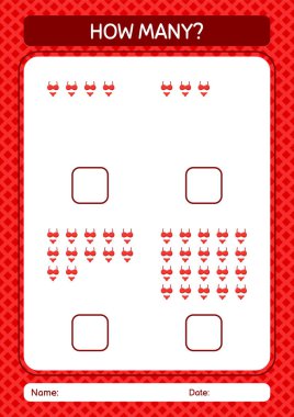 Kaç tane iç çamaşırlı sayma oyunu var? Anaokulu öğrencilerinin çalışma listesi, çocukların faaliyet listesi.