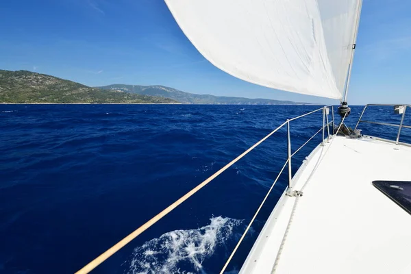 Lyx Yacht Havet Race Segelregatta Kryssningssegling Royaltyfria Stockbilder