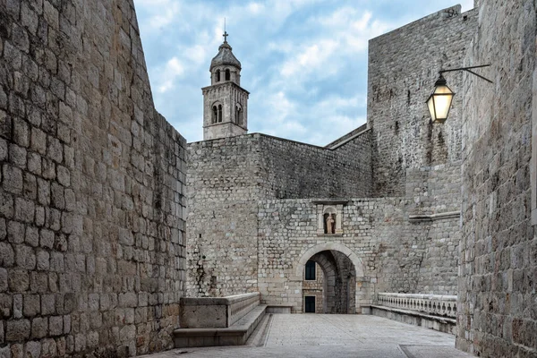 Uitzicht Ommuurde Stad Dubrovnik Croati — Stockfoto