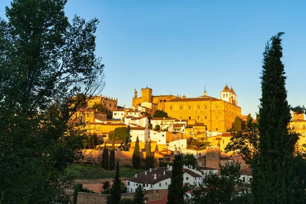 Vista Panorámica Ciudad Cáceres Extremadura España Hou Dorado — Foto de Stock