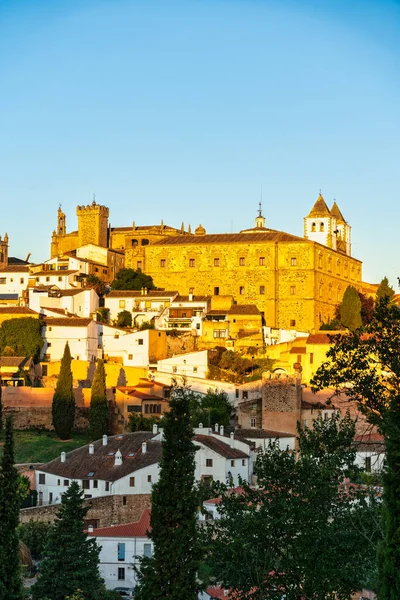 Vista Panorámica Ciudad Cáceres Extremadura España Hou Dorado — Foto de Stock