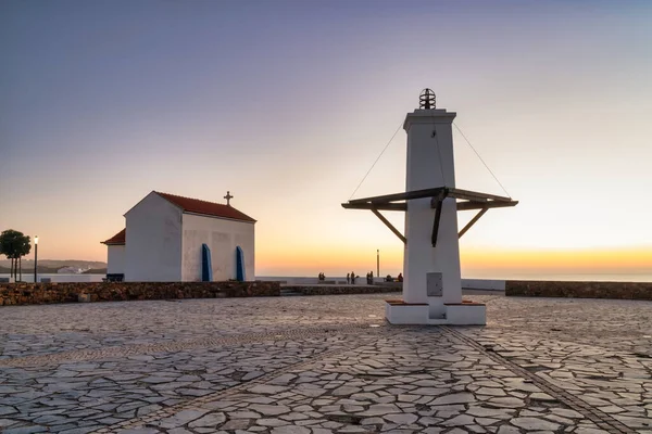 Blick Auf Die Kapelle Zambujeira Mar Costa Vicentina Alentejo Portugal — Stockfoto
