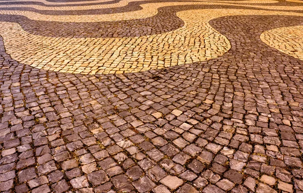 Typisch Portugiesischer Bodenbelag Lissabon — Stockfoto