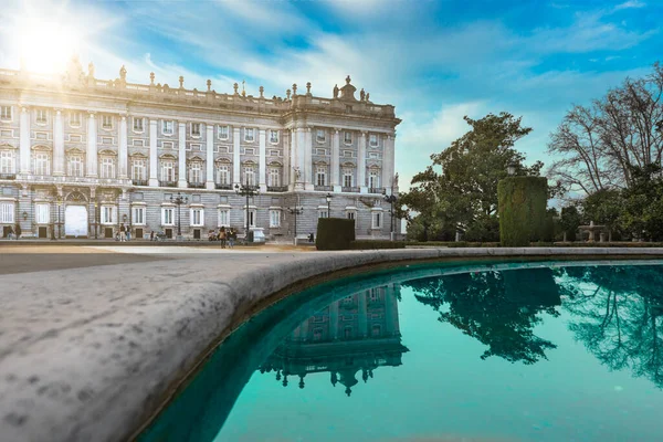 Palais Royal Madrid Espagne — Photo