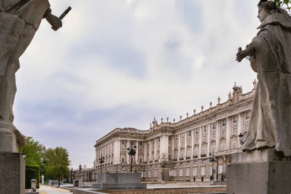 Palais Royal Madrid Espagne Focus Sélectif — Photo