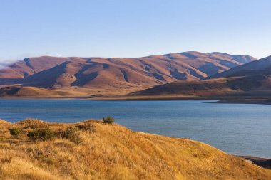 Ermenistan 'ın Syunik bölgesindeki Vorotan nehri üzerindeki Spandaryan rezervuarı