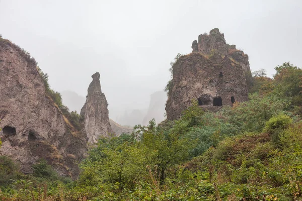 Руины Древнего Заброшенного Города Хндзореск Армении — стоковое фото