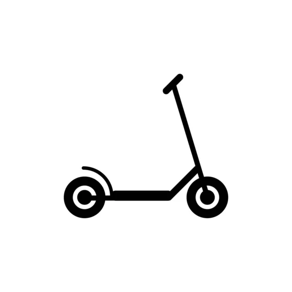 Векторный символ скутера на белом фоне — стоковый вектор