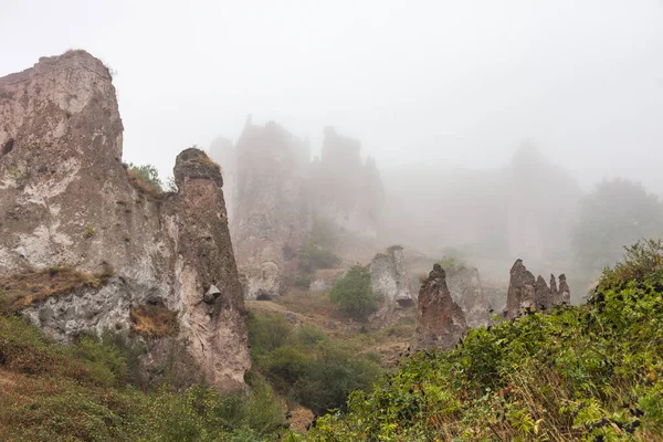 Ruinas Antigua Ciudad Abandonada Khndzoresk Armenia — Foto de Stock