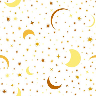 Kusursuz yıldız ve hilal deseni