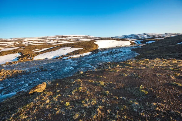 Corriente Meseta Putorana Taimyr Rusia Región Krasnoyarsk — Foto de Stock