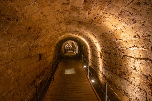 Crusaders Castle Templar Castle Historic District Old Akko Acre Akko — Stock Photo, Image