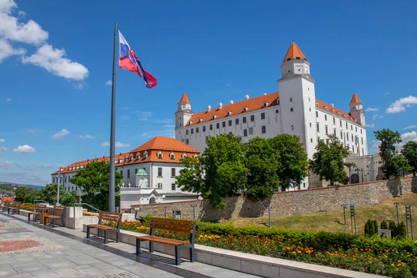 Bratislava castle is the most significant symbol of the city is located in the center of Bratislava.