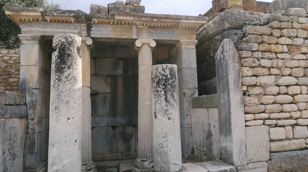 Ephesus, Turkey, 6th of January 2022 - Hellenistic Fountain House in Efes