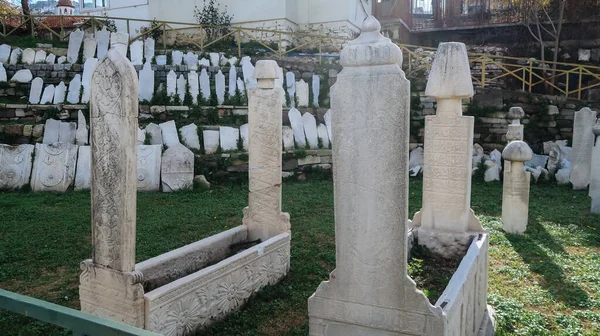 Thombs Statues Funerary Plates Ancient City Smyrna Izmir Turkey — Photo