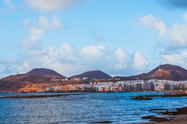 Las Palmas, İspanya 'da Atlantik Okyanusu kıyıları