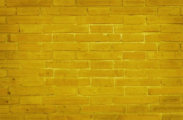 Gelbe Ziegelwand Textur Mit Vintage Stil Muster Für Hintergrund Und — Stockfoto