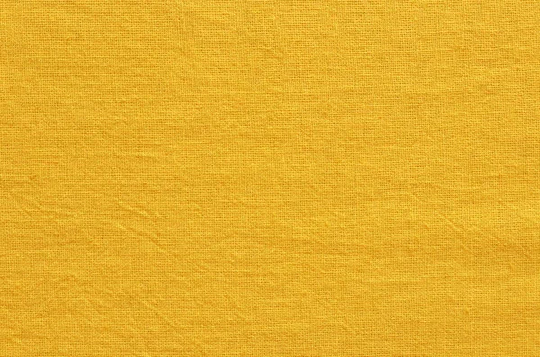 Yellow Cotton Fabric Texture Background Seamless Pattern Natural Textile — Stock Photo, Image