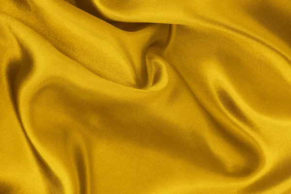 작품을 황금색 비단이나 아마포의 아름다운 구부러진 — 스톡 사진